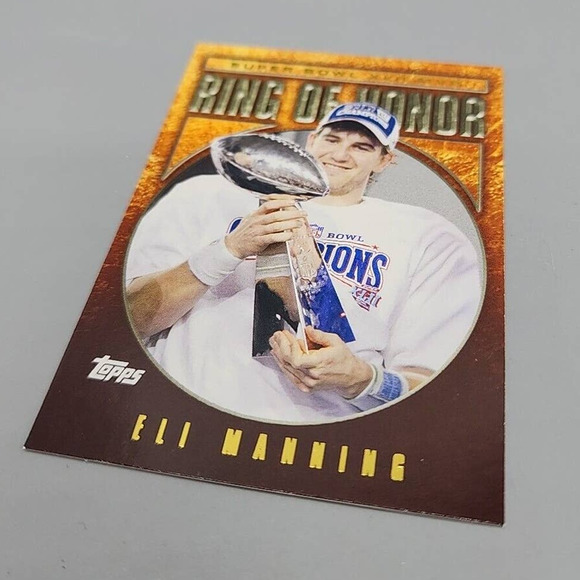 2008 Topps Eli Manning Ring Of Honor #RH42-EM Football Trading Card - Picture 3 of 6
